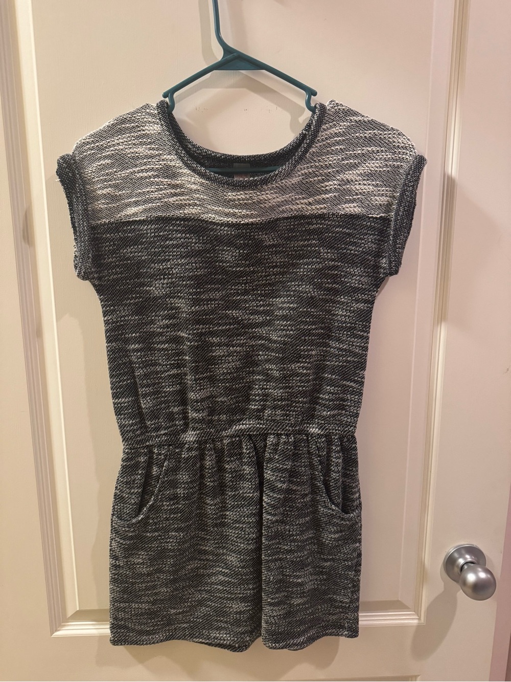 Girls Black and White Dress